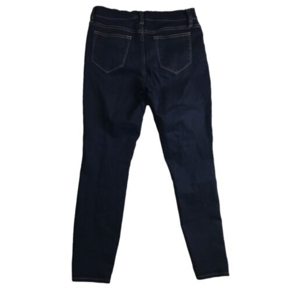 New J. Crew Womans Stretch Med Rise Skinny Jeans Sz 27 Dark 28x28 RN 77388 - Picture 3 of 12